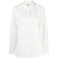 studio nicholson chemise bissett à manches longues - blanc
