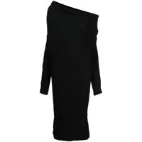 a.w.a.k.e. mode robe à design asymétrique - noir
