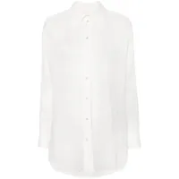 zimmermann chemise transparente alight à fleurs en dentelle - blanc
