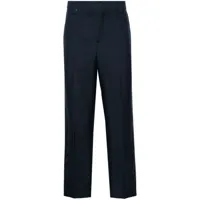 jacquemus pantalon de costume à coupe courte - bleu