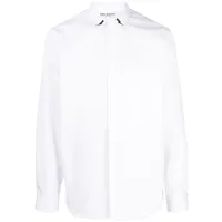 neil barrett chemise en coton à imprimé thunderbolt - blanc