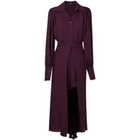 olympiah robe-chemise à jupe détachable - violet