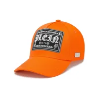 philipp plein casquette à logo brodé - orange