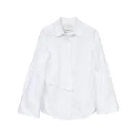 3.1 phillip lim chemise asymétrique à design superposé - blanc