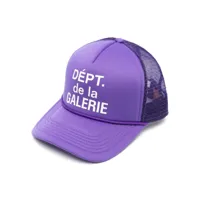 gallery dept. casquette à texte imprimé - violet