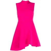 acler robe courte rowe à design asymétrique - rose