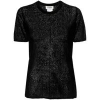 aeron t-shirt caymen en maille - noir