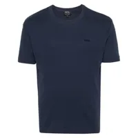 a.p.c. t-shirt lewis en coton - bleu