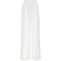 brunello cucinelli pantalon de tailleur à coupe ample - blanc