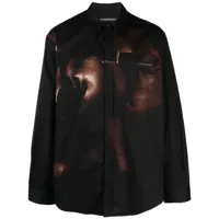 y/project chemise body collage en coton - noir