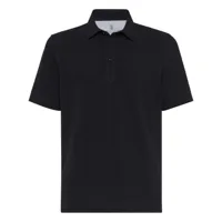 brunello cucinelli chemise en coton à boutonnière - noir