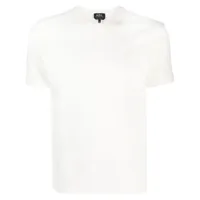 a.p.c. t-shirt lewis en coton biologique - blanc