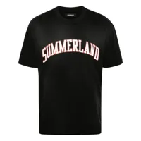 nahmias t-shirt summerland collegiate en coton - noir