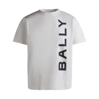 bally t-shirt en coton biologique à logo imprimé - blanc