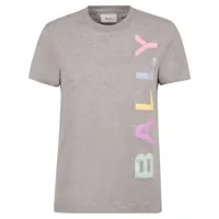 bally t-shirt à logo imprimé - gris