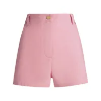 bally short en coton à taille haute - rose