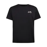 bally t-shirt en coton biologique à logo brodé - noir