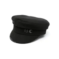 ruslan baginskiy casquette gavroche à logo brodé - noir