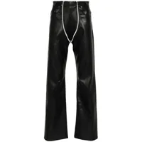 gmbh pantalon lata à détails de zips - noir