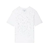 az factory t-shirt constellation t à strass - blanc