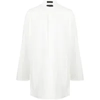 nicolas andreas taralis chemise en coton à manches longues - blanc