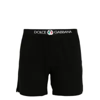dolce & gabbana boxer à patch logo - noir