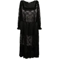 batsheva robe longue phoebe - noir