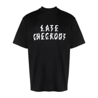 44 label group t-shirt late checkout à imprimé graphique - noir