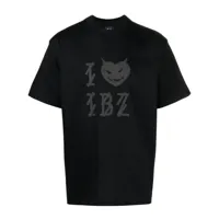 44 label group t-shirt i love ibiza à logo imprimé - noir