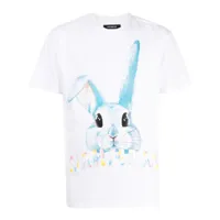 nahmias t-shirt bunny à imprimé graphique - blanc