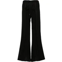 zeus+dione pantalon à coupe ample - noir
