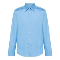 fursac chemise à col pointu - bleu