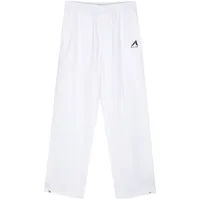 1017 alyx 9sm pantalon de jogging à logo brodé - blanc