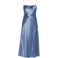 vince robe à bretelles - bleu