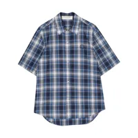 1017 alyx 9sm chemise à carreaux - bleu
