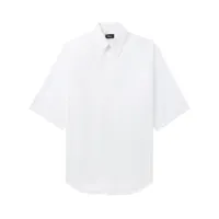 we11done chemise en coton à manches évasées - blanc