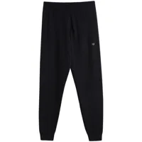 chinti & parker pantalon de jogging à logo brodé - noir