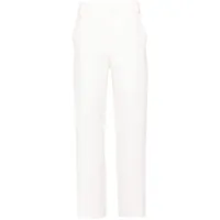 moschino jeans pantalon de costume en jersey - blanc