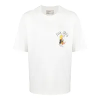 domrebel t-shirt empty en coton - blanc
