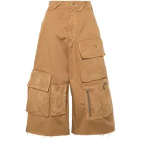 natasha zinko camping cargo shorts - tons neutres