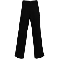 carhartt wip jean single knee à coupe droite - noir