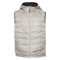 norse projects gilet pasmo à capuche - blanc
