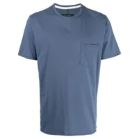 rag & bone t-shirt miles en coton - bleu