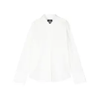 a.p.c. chemise en coton à manches longues - blanc