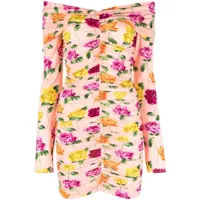 magda butrym robe courte à fleurs - multicolore