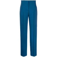 tory burch pantalon court à taille haute - bleu