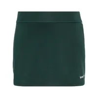 sporty & rich jupe-short courte à logo imprimé - vert