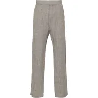 barena pantalon riobarbo gioli à coupe droite - gris
