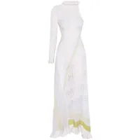 roberta einer robe bianca en coton - blanc