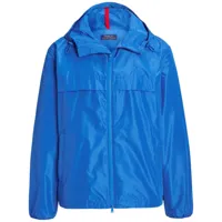 polo ralph lauren veste imperméable à logo brodé - bleu